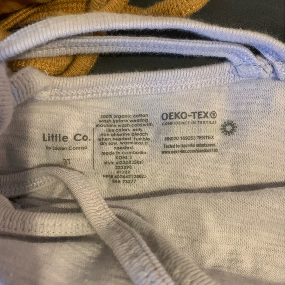 🧡 Little Co. by Lauren Conrad - 100% Organic Cotton Dresses - Lettuce Edge Hem - Picture 2 of 3